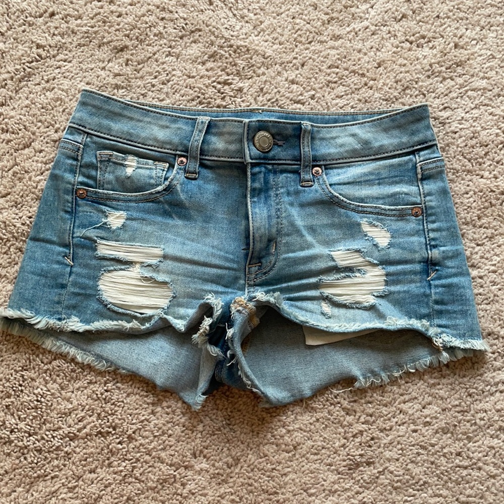 AE Next Level Stretch Shortie Shorts